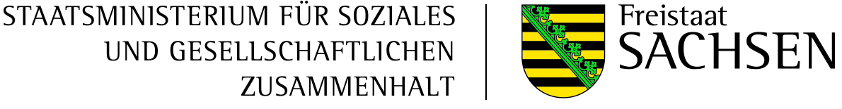 Logo des Staatsministerium für Soziales und Gesellschaftlichen Zusammenhalt des Freisaat Sachsen